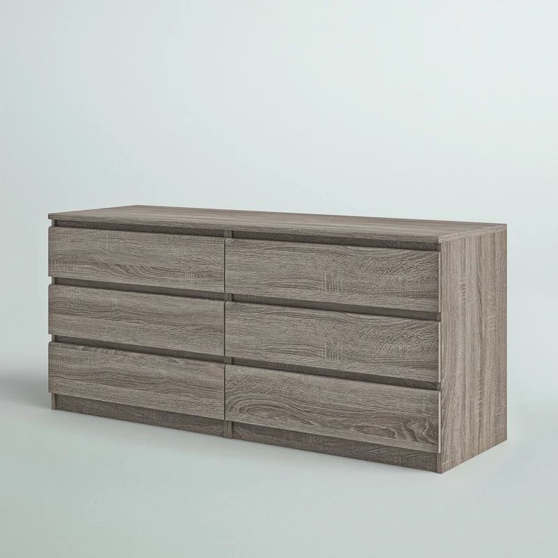 Kepner 6 Drawer 60.55'' W Double Dresser | Wayfair North America
