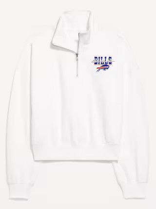 NFL™ Buffalo Bills™ Oversized Half-Zip Sweatshirt | Old Navy | Old Navy (US)