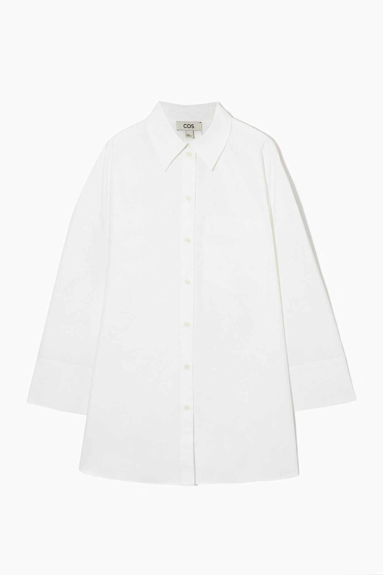 COTTON-POPLIN TUNIC SHIRT | COS (AU)