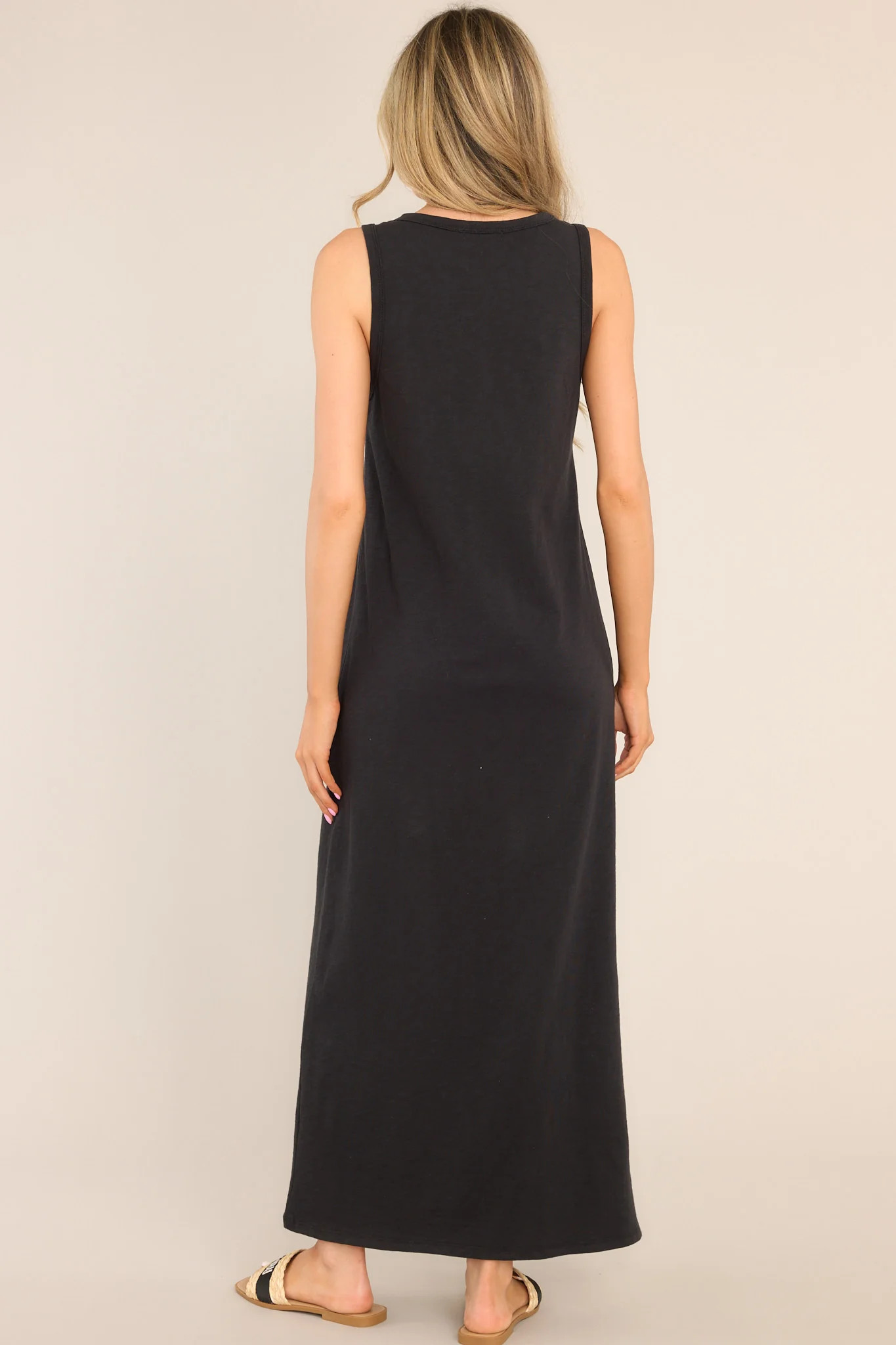 Z-Supply Mystic Black Midi Dress | Red Dress