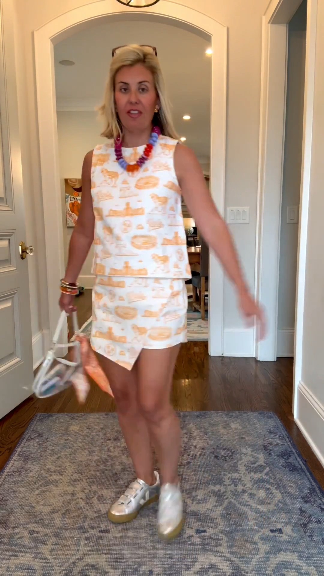 Oh my cuteness!! Stewart Simmons for the WIN!! Yall know I love my VOLS and I could not wait any longer to try this on. I’m wearing XS in top and skort. 

*Code - MIXMATCH15 at Stewart Simmons
*Code - Catherine20 at Allie + Bess

#LTKSeasonal #LTKOver40 #LTKdayinmylife