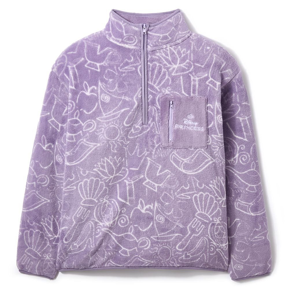 Disney Princess 1/4 Zip Fleece Pullover for Women | Disney Store