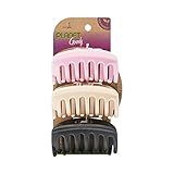Goody Planet Goody Sustainable Round Claw Clips, Large, Extra Strong, Neutral Colors, Pink, Yellow a | Amazon (US)