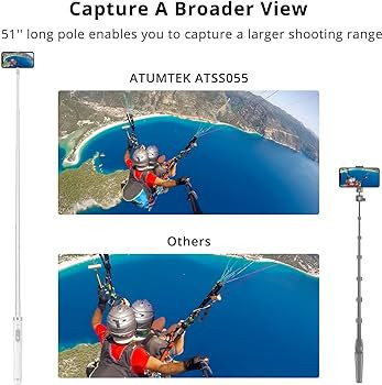 ATUMTEK 51" Selfie Stick Tripod, All in One Extendable Phone Tripod Stand with Bluetooth Remote 3... | Amazon (US)