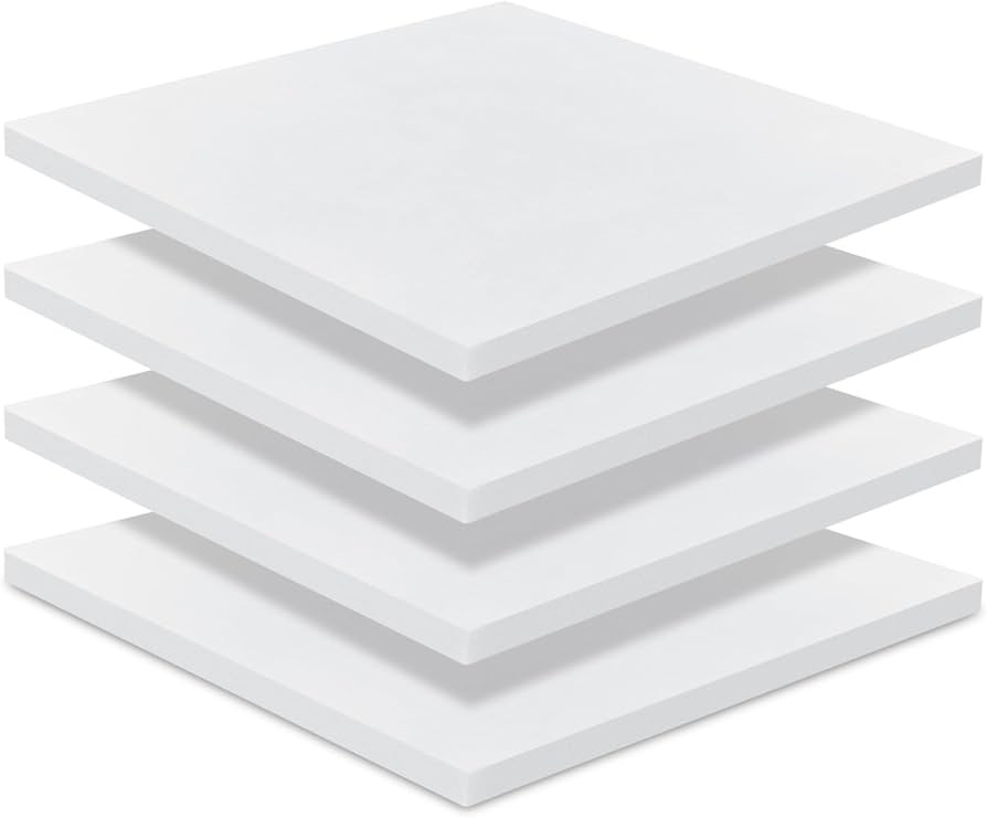 Frienda 4 Pack Upholstery High Density Foam Cushion Seat Replacement Square Cut to Size Foam Couc... | Amazon (US)