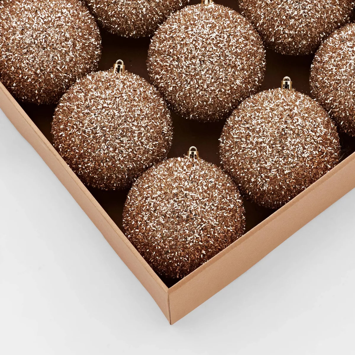 9ct Tinsel Ball Christmas Tree Ornament Set - Wondershop™ | Target