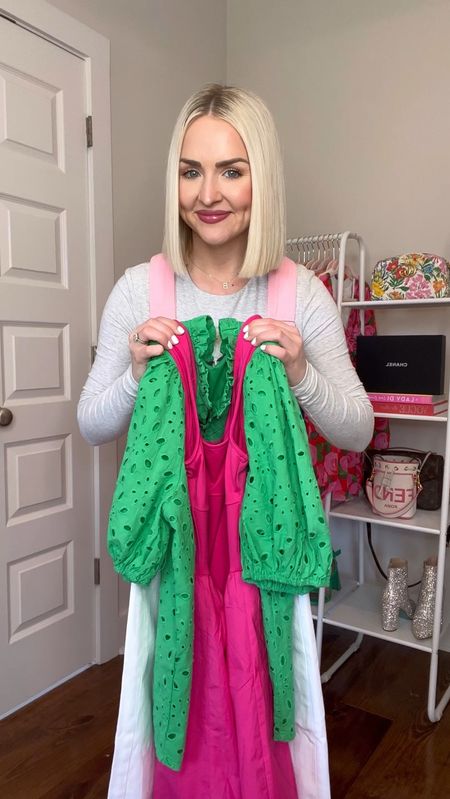 Pink overalls: XS
Green eyelet top: SM
Pink bubble dress: SM
amazon fashion / amazon spring fashion / amazon finds / amazon haul 

#LTKstyletip #LTKVideo #LTKfindsunder50