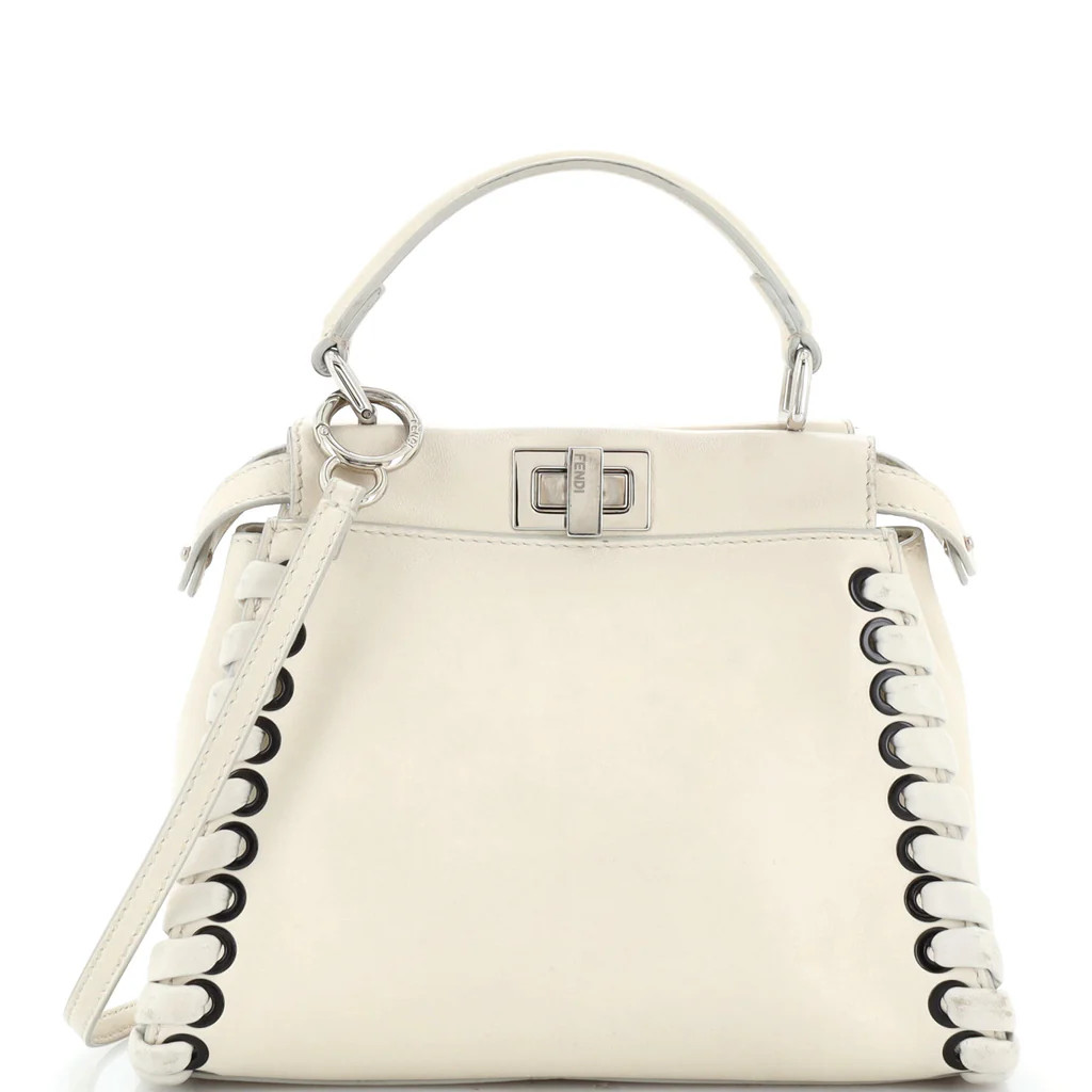 Peekaboo Bag Whipstitch Leather Mini | Rebag
