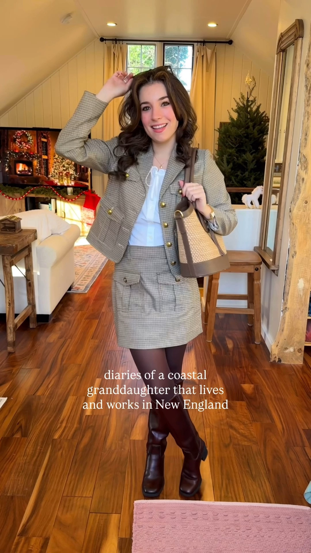 This Loft set is on sale for $80 down from $250 for Cyber Monday - the skirt is only $25!! Love this plaid set so much 🥰🤍

#LTKCyberWeek #LTKgrwm #LTKHoliday