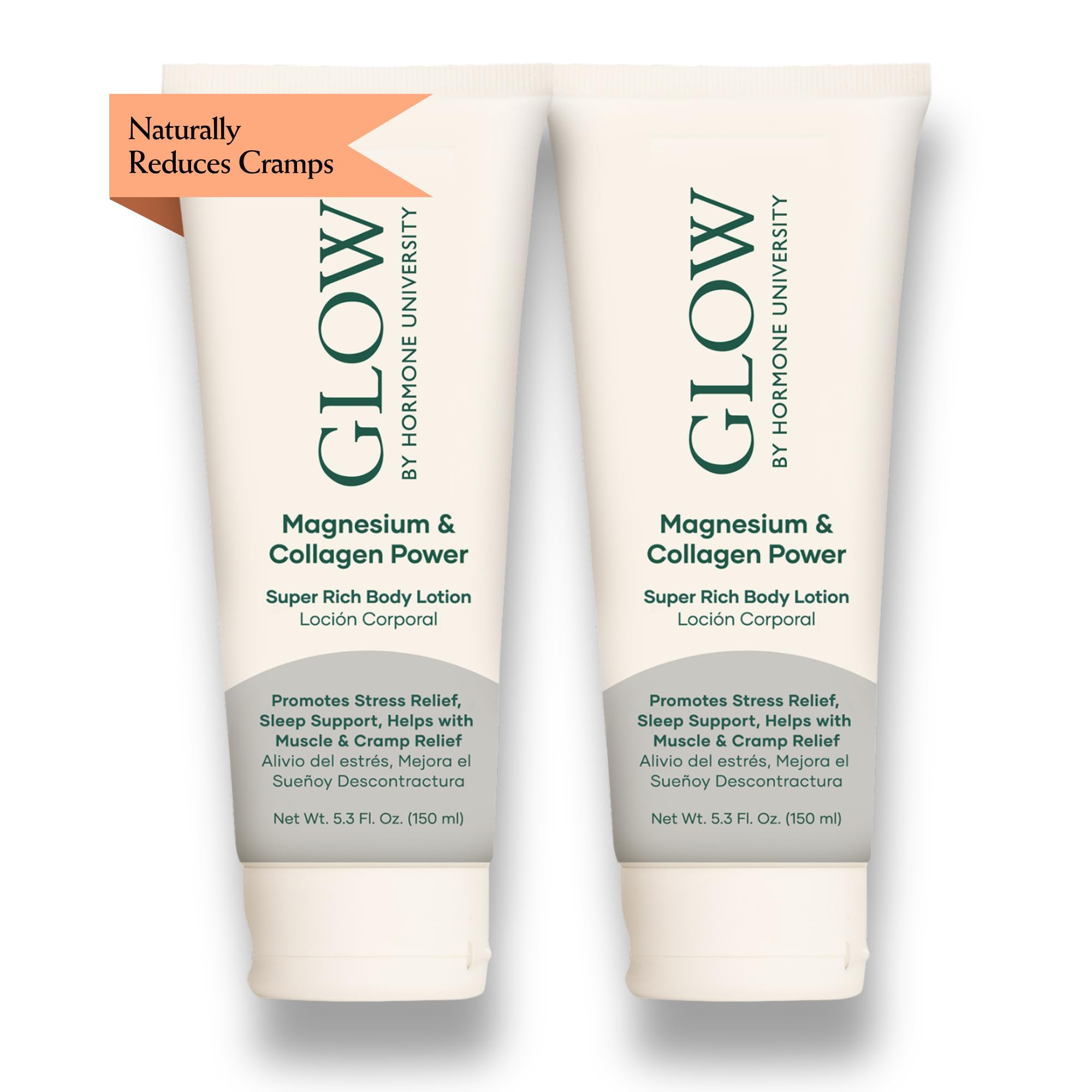 Glow by Hormone University - Magnesium Lotion with Collagen - Magnesium Cream - Bedtime Routine S... | Amazon (US)