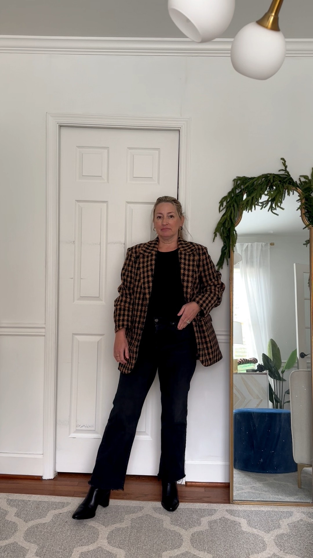My rainy day ootd
Blazer
Black and brown combo
WFH outfit
Vici code trilbysave30
Restocked my favorite black petite jeans!

#LTKSeasonal #LTKOver40 #LTKWorkwear