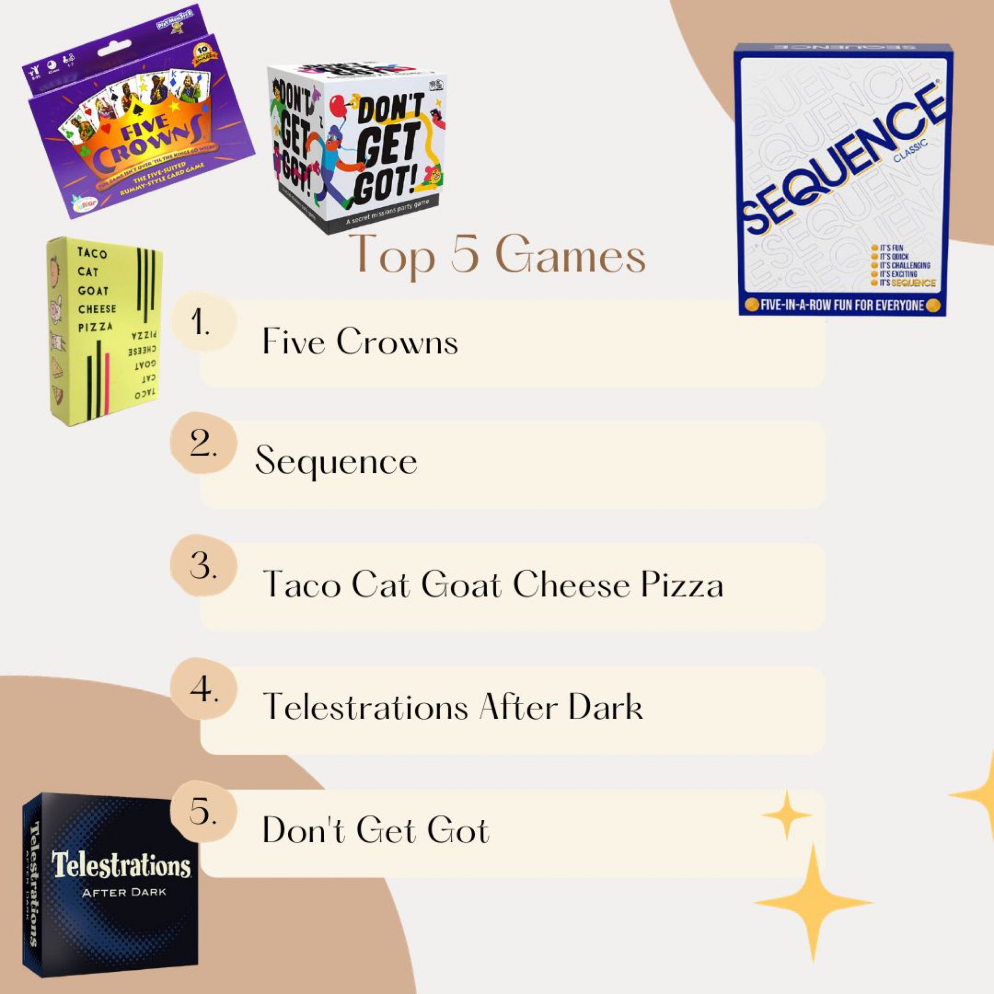 My top 5 game night purchases… plus some more under products! Game on! 

#LTKGiftGuide #LTKxPrime #LTKhome