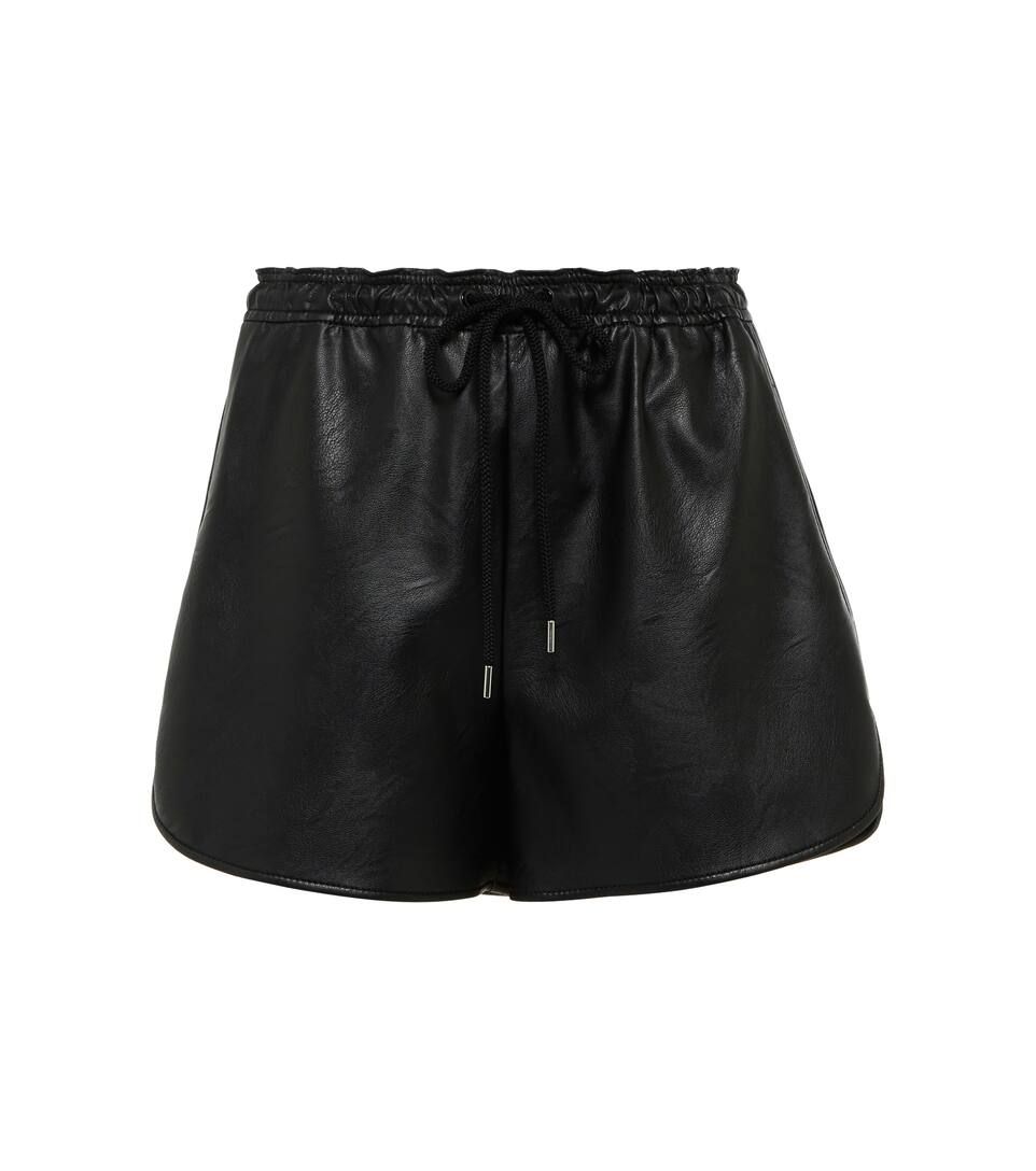 Faux leather high-rise shorts | Mytheresa (UK)