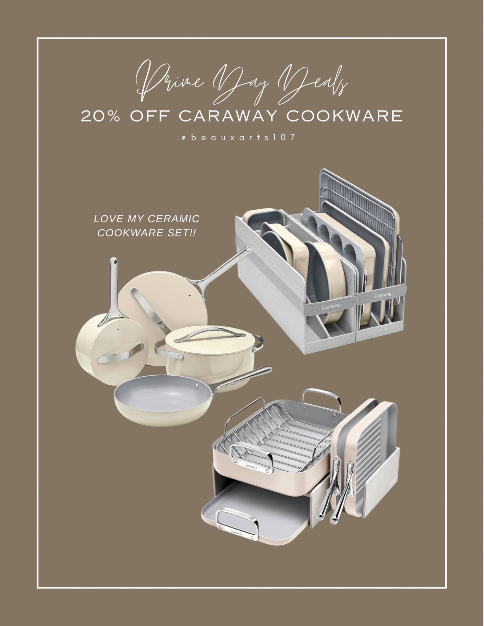 Save 20% off my caraway ceramic non-stick cookware set and their newer baking and cooking collection!! 

#LTKHome #LTKSaleAlert #LTKStyleTip