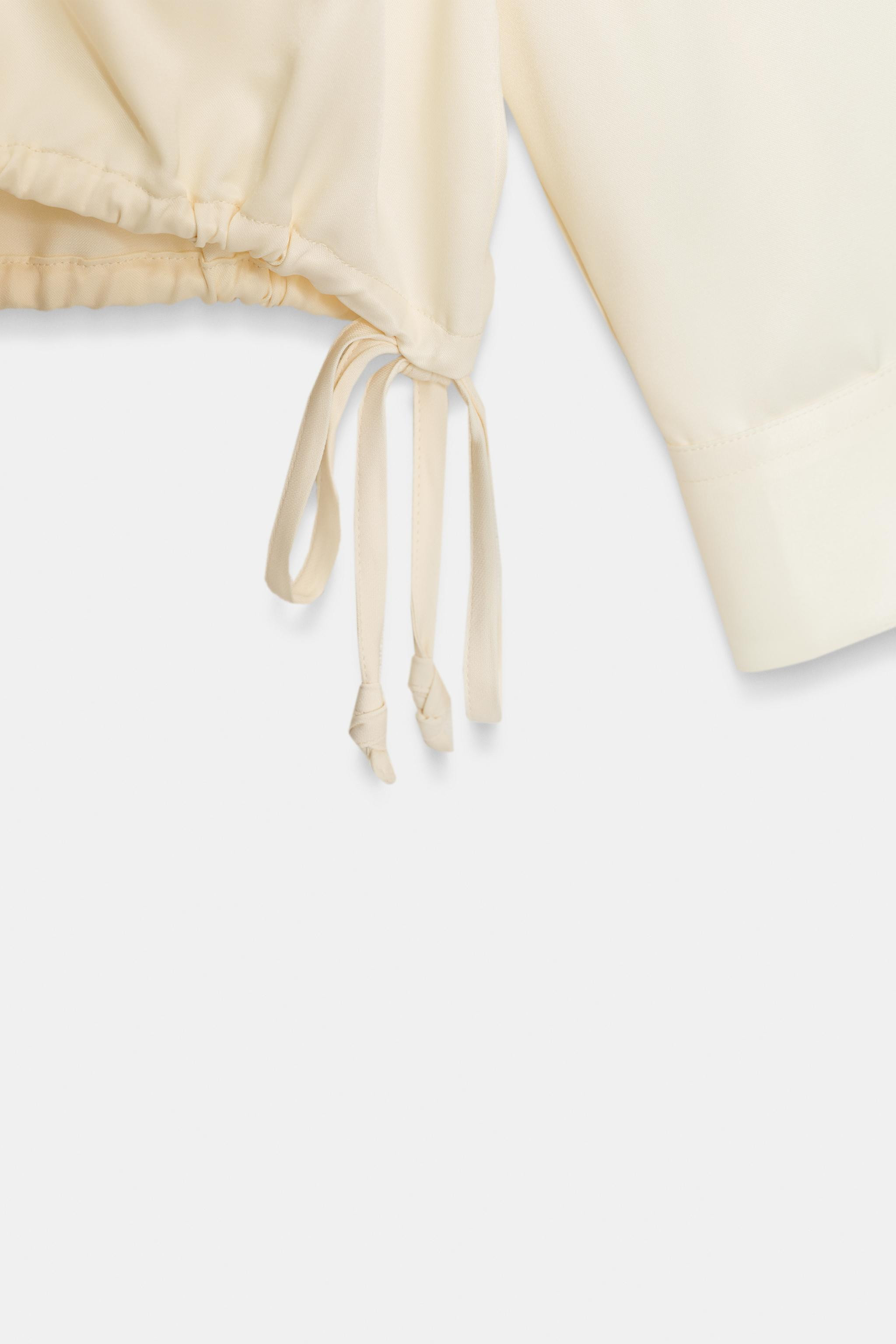 ZW COLLECTION SATIN EFFECT SHIRT | Zara US