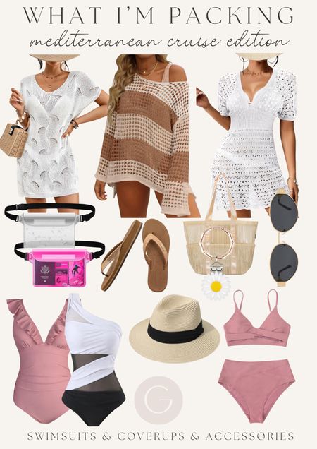 what I’m packing for my Mediterranean cruise! Swimsuit, cover-up, and accessories edition

#LTKstyletip #LTKswim #LTKtravel