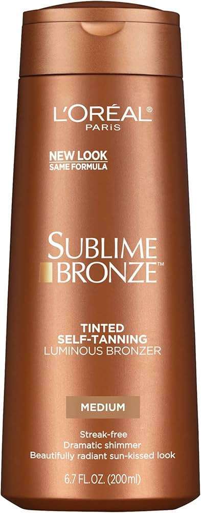 L'Or\u00e9al Paris Sublime Bronze Luminous Bronzer Self-Tanning Lotion, 6.7 oz. | Amazon (US)