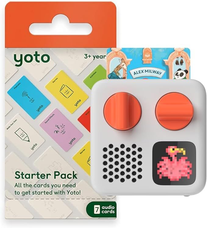 Yoto Mini + Starter Pack Bundle – Kids Portable Screen-Free Travel Audio Player with Bluetooth ... | Amazon (US)