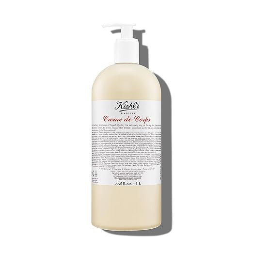 Kiehl's Creme de Corps, Rich, Luscious Body Lotion, with Cocoa Butter and Shea Butter for Fast Ab... | Amazon (US)