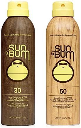 Sun Bum Sun Bum Original Spf 30 and 50 Sunscreen Spray Vegan and Reef Friendly (octinoxate & Oxyb... | Amazon (US)