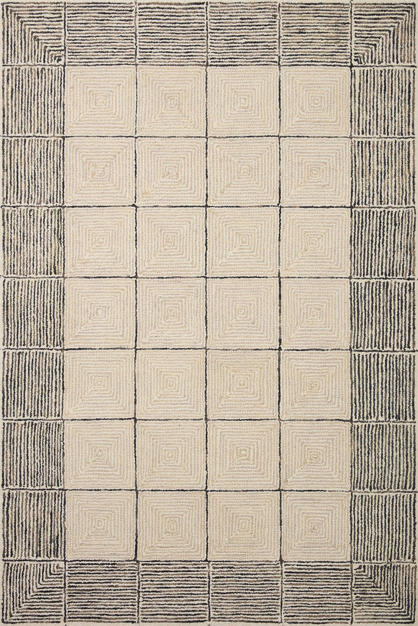Loloi Chris Loves Julia x Francis Collection FRA-02 Cream/Black 11'-6" x 15' Area Rug | Amazon (US)
