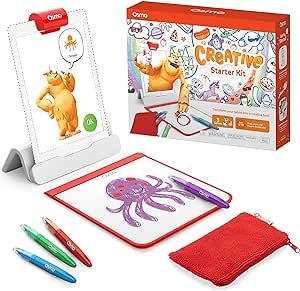 Osmo - Creative Starter Kit for iPad - 3 Educational Learning Games - Ages 5-10 - Summer Learning... | Amazon (US)