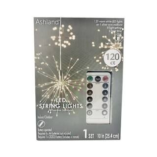 120ct. Warm White LED Silver String Lights Starburst by Ashland® | Michaels Stores