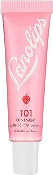 Lanolips 101 Ointment Multi-Balm, Strawberry - Fruity Lip Balm with Vitamin E Oil and Lanolin for... | Amazon (US)