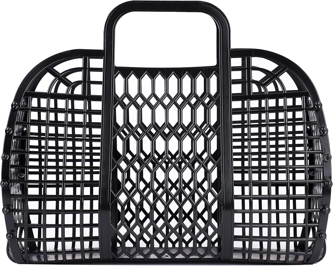 BABANA Jelly Bags - Reusable Gift Basket - Girls Beach Bag - Toddler, Kids Jelly Purse - Hallowee... | Amazon (US)