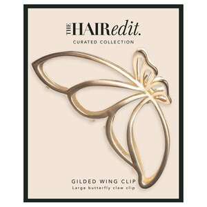 The Hair Edit Gilded Wing Claw Clip, Gold, 1 CT | CVS Health