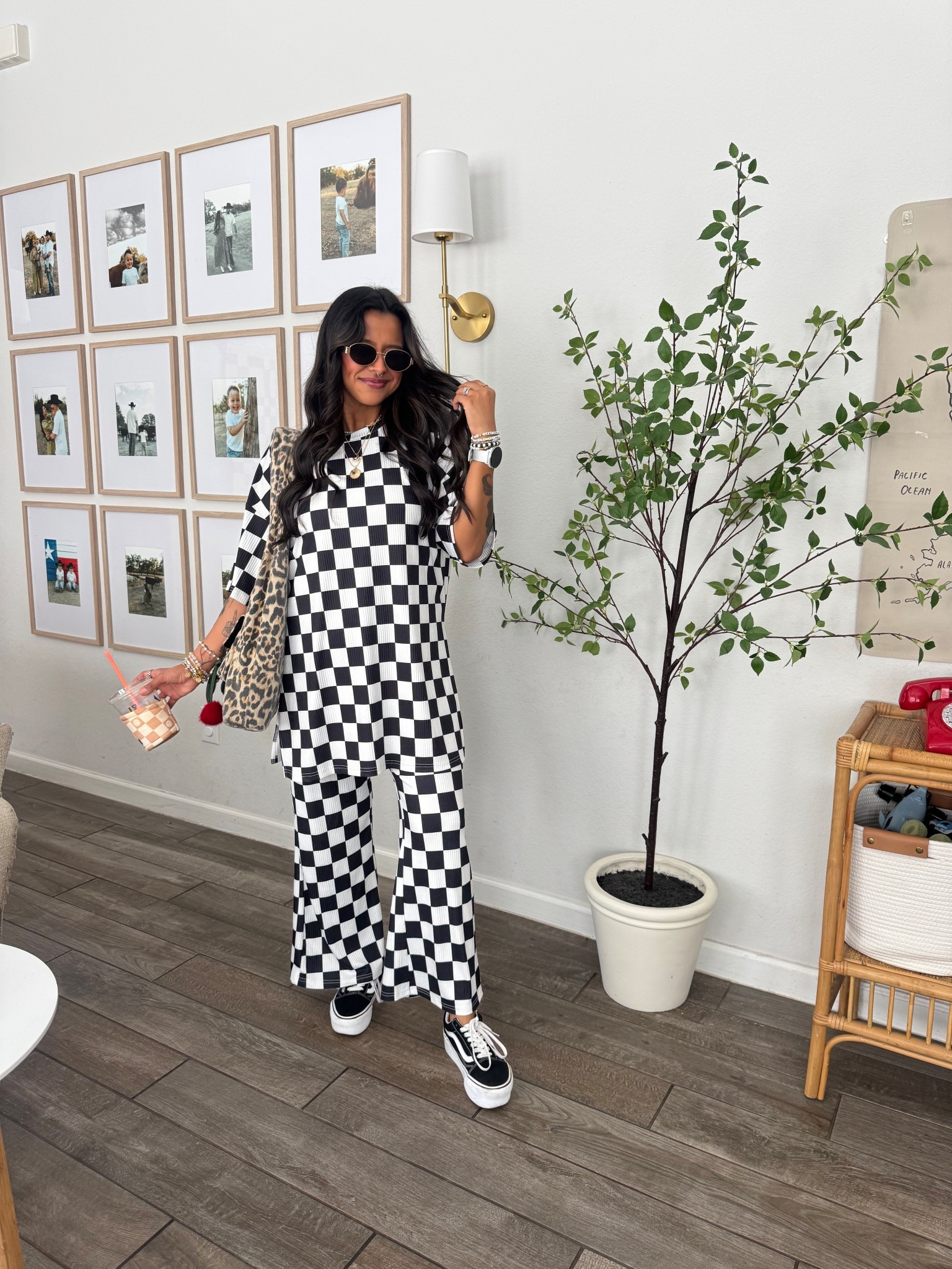 Cutest checkered outfit! Under $30! Wearing a size medium 

#LTKootd #LTKmomlife #LTKgrwm