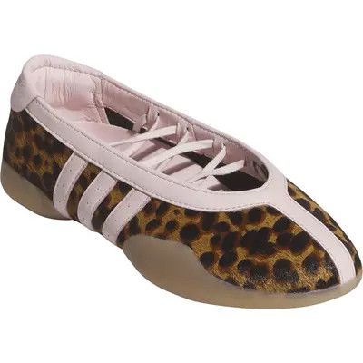 adidas Taekwondo Mei Ballet Flat in White/Core Black/Gum at Nordstrom, Size 9 | Nordstrom