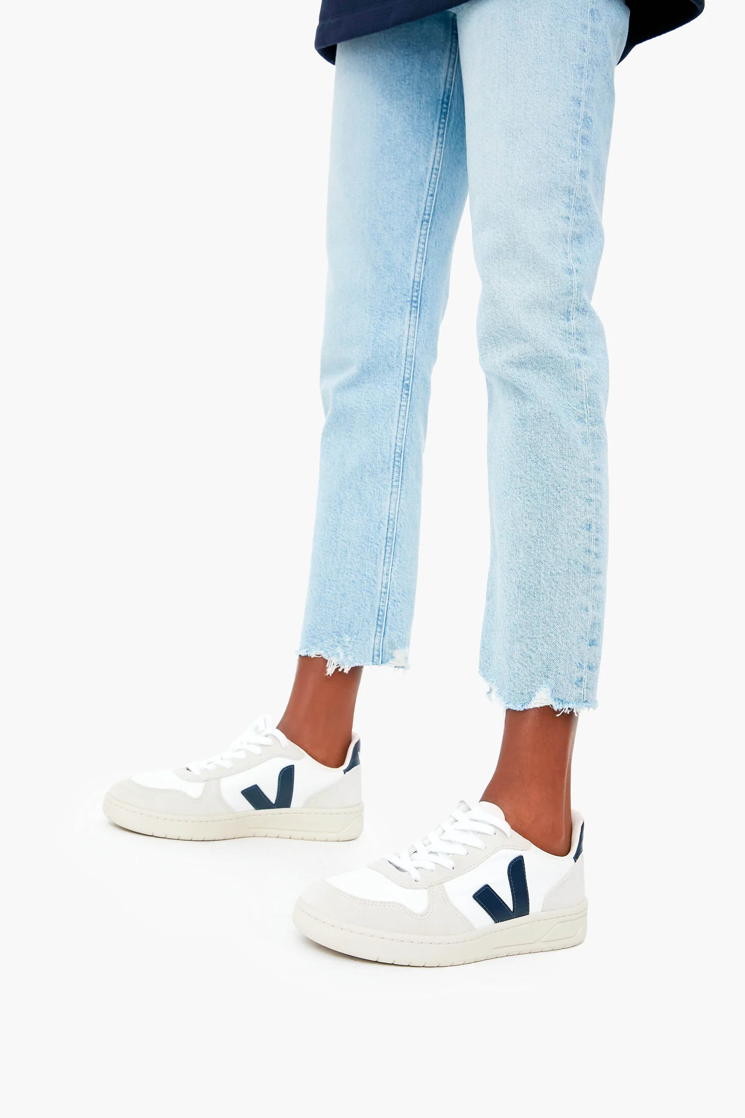 White Nautico V-10 Sneakers | Tuckernuck (US)