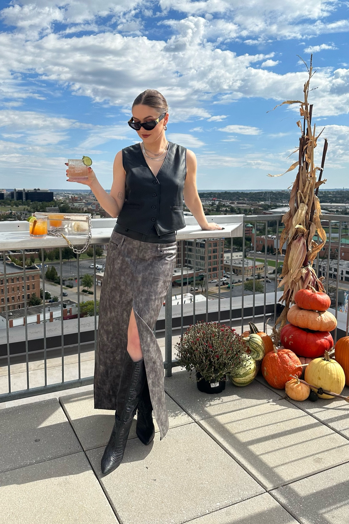 Easy fall outfit: leather layering

#LTKSeasonal #LTKfindsunder100 #LTKstyletip