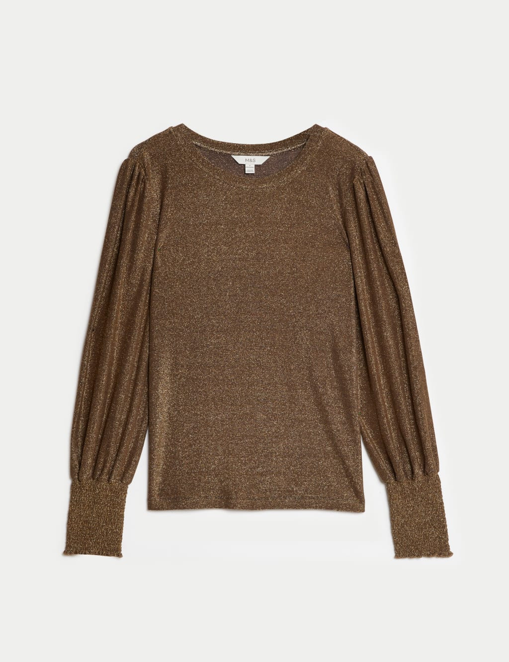 Jersey Sparkly Round Neck Blouse | Marks & Spencer (UK)