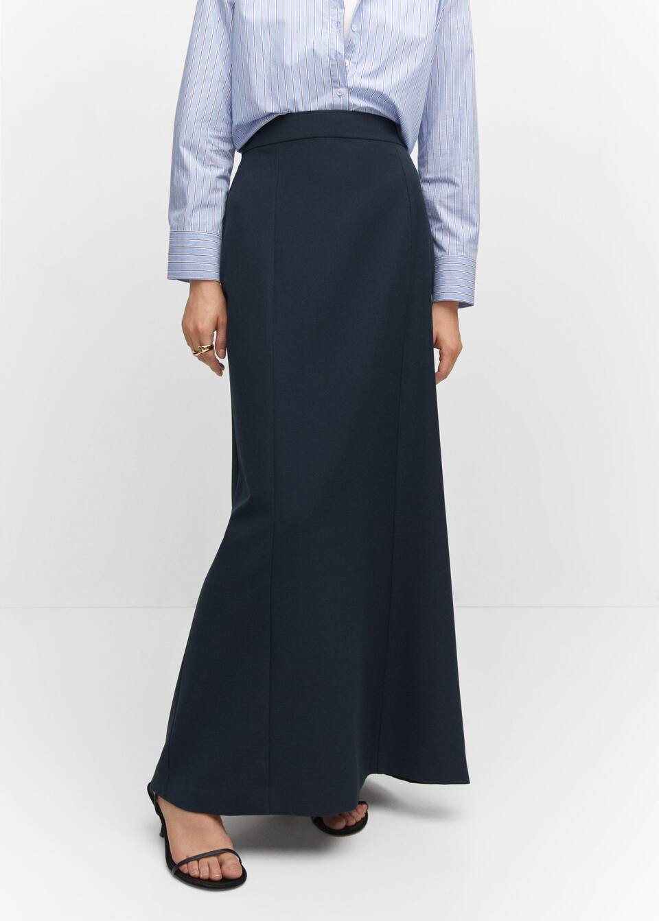 Flowy long skirt -  Women | Mango United Kingdom | MANGO (UK)