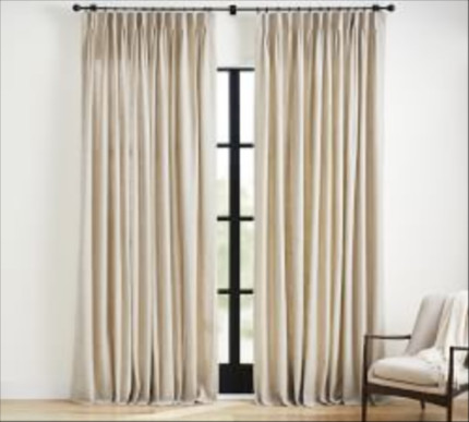 Emery Linen Pinch Pleat Curtain