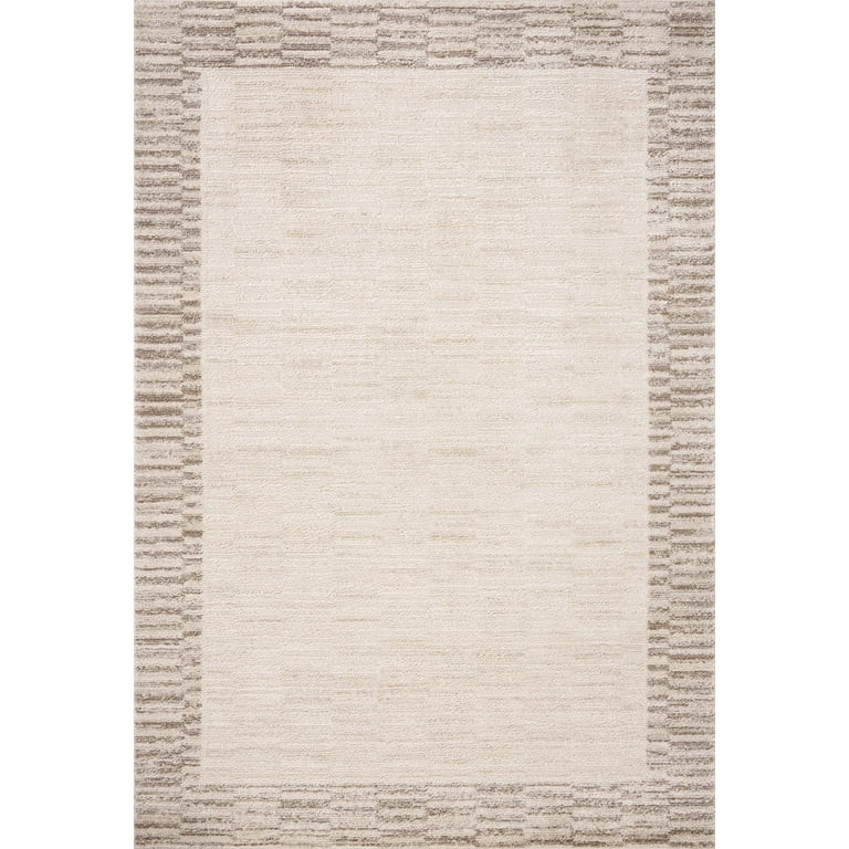Chris Loves Julia x Loloi Calvin Ivory / Pebble 18" x 18" Sample Rug | Walmart (US)