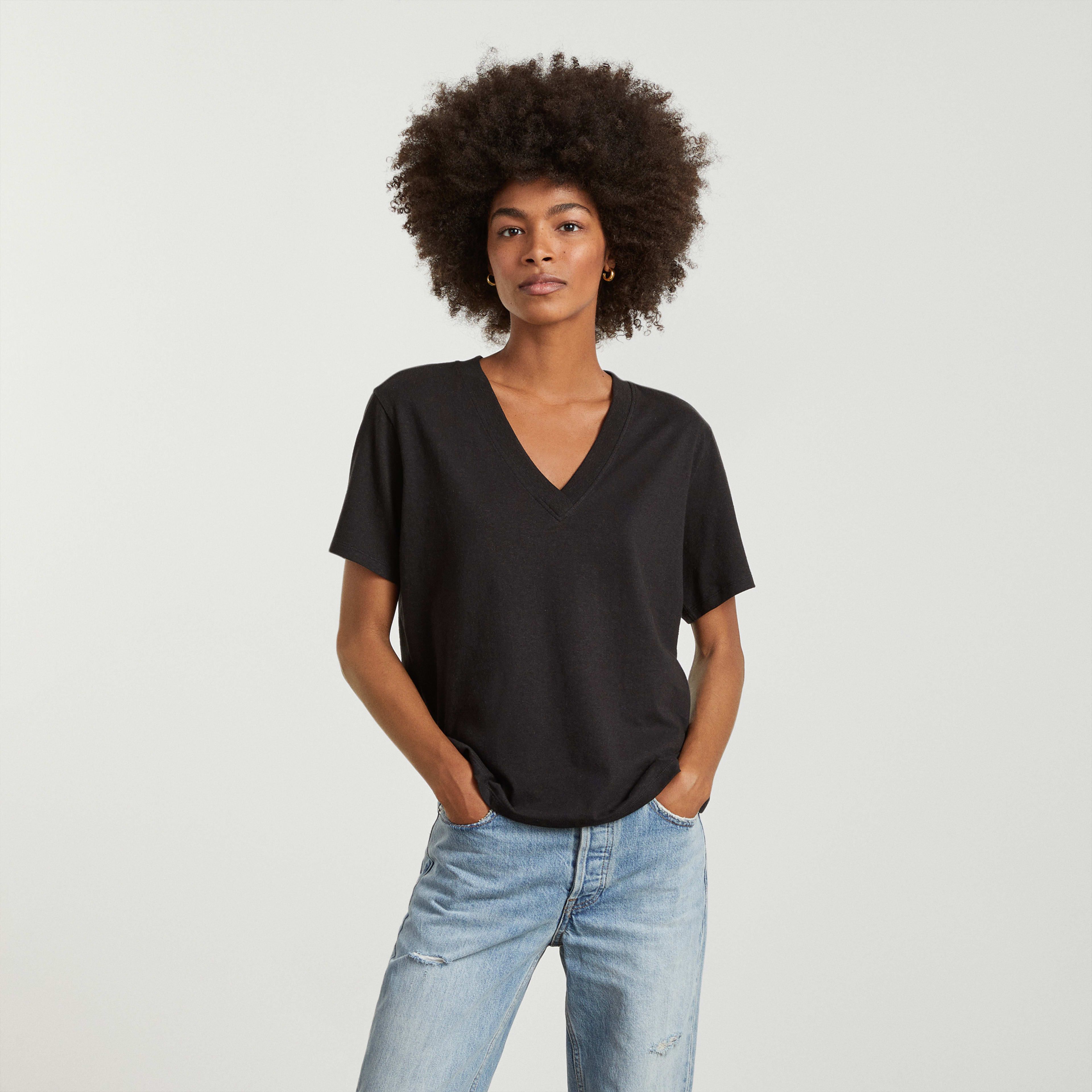 The Vintage V-Neck Hemp Tee | Everlane