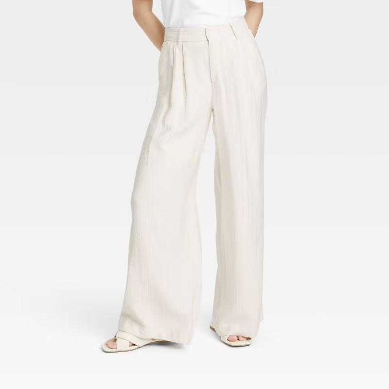 Women's High-Rise Wide Leg Pants - A New Day™ | Target