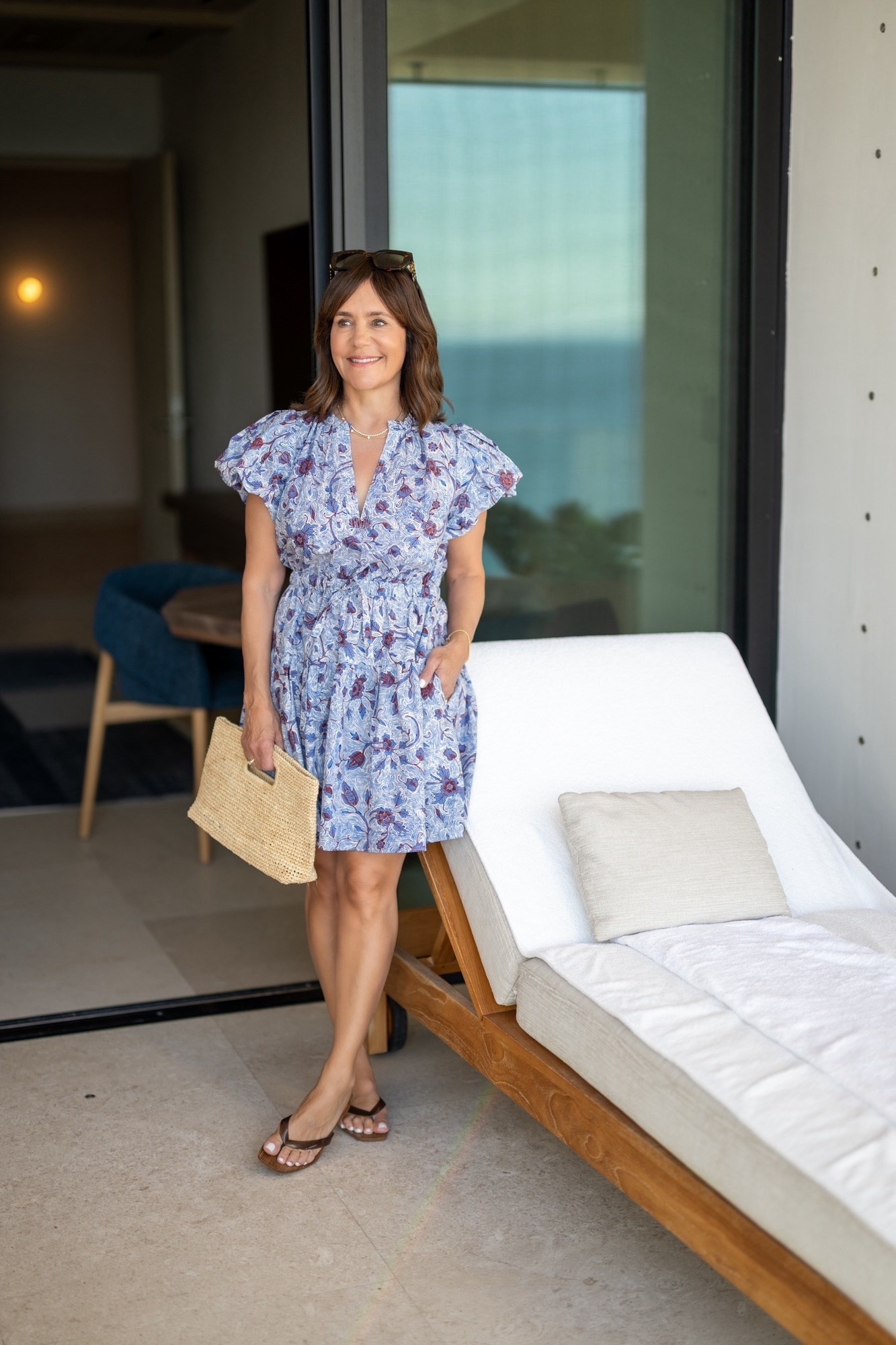 I love pretty prints and colors during spring and summer. I just wore this new dress on vacation and I’m obsessed with the color and the pretty sleeves. This bag is also a must have for me on a tropical vacation!

#LTKTravel #LTKSeasonal #LTKOver40
