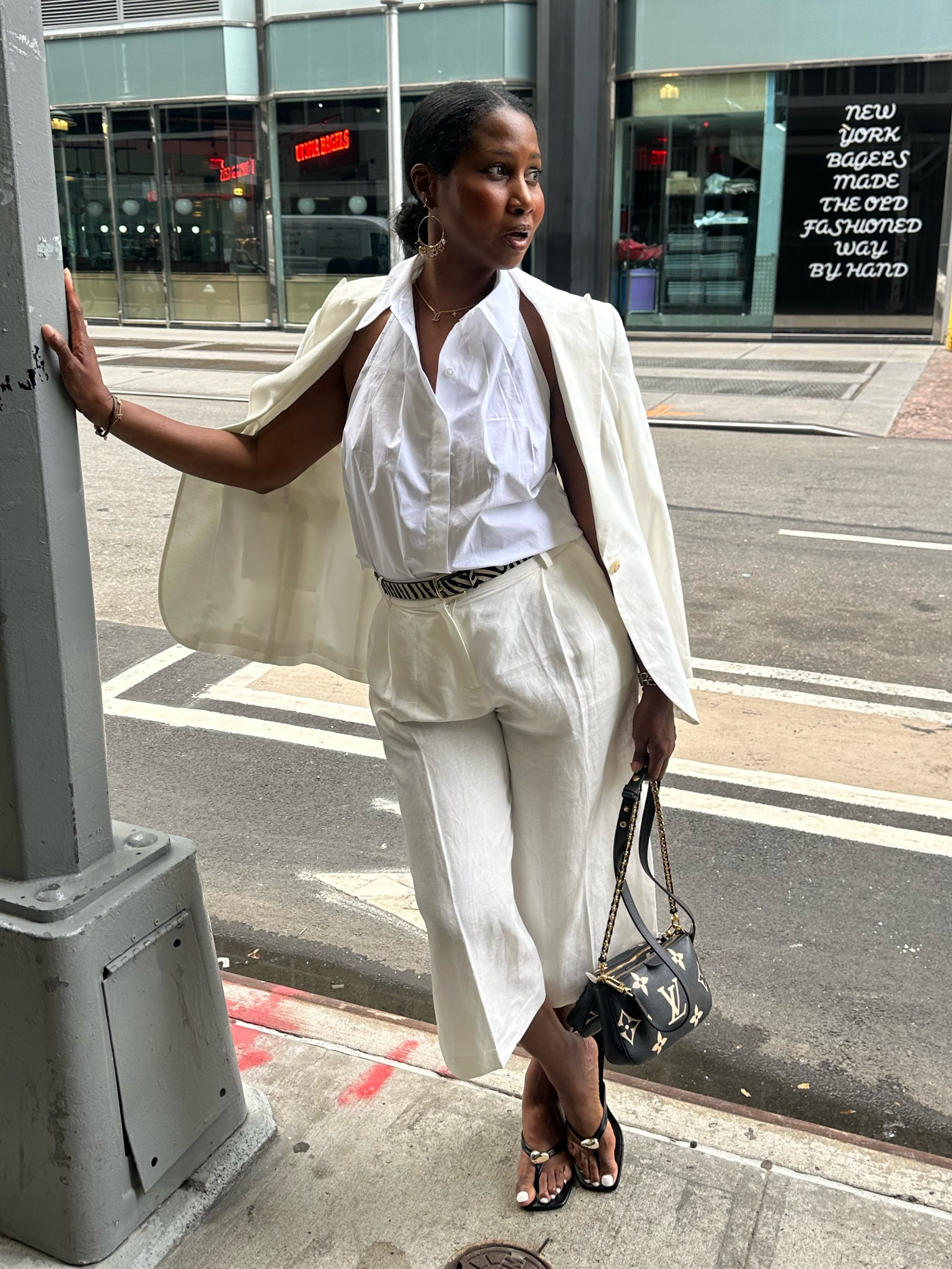 One look at a time. #nyc #mylook #dressy #bermudastyle 

#LTKmomlife #LTKdayinmylife #LTKootd