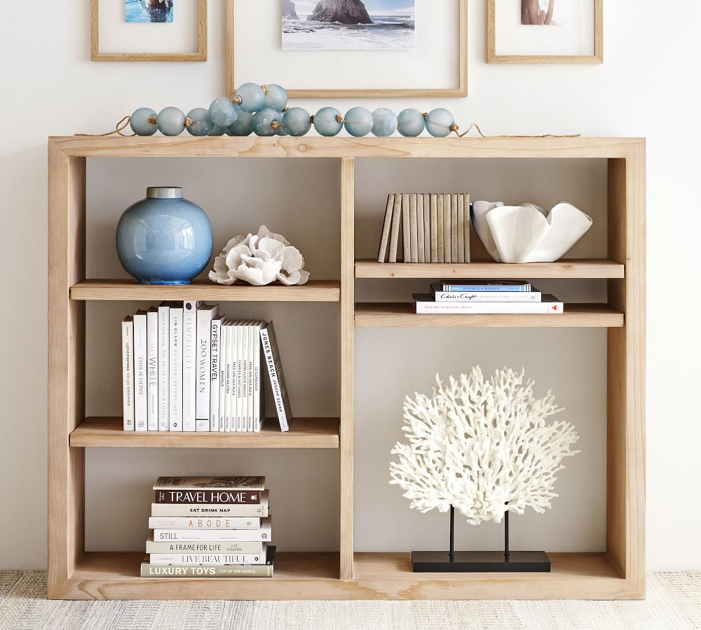 Folsom 58" x 45" Console Bookcase | Pottery Barn (US)