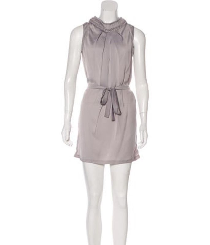Valentino Sleeveless Mini Dress Grey Valentino Sleeveless Mini Dress | The RealReal