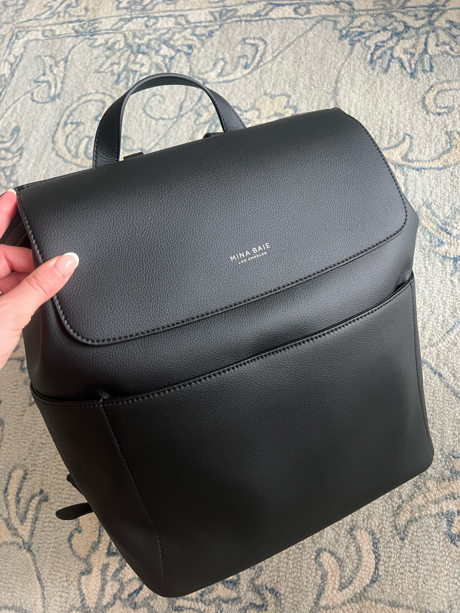 The BEST diaper bag! I'm so excited to use this gorgeous bag. #minabaie #diaperbag #maternity  #ltkbaby