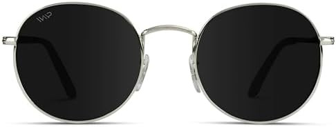 WearMe Pro - Reflective Lens Round Trendy Sunglasses | Amazon (US)