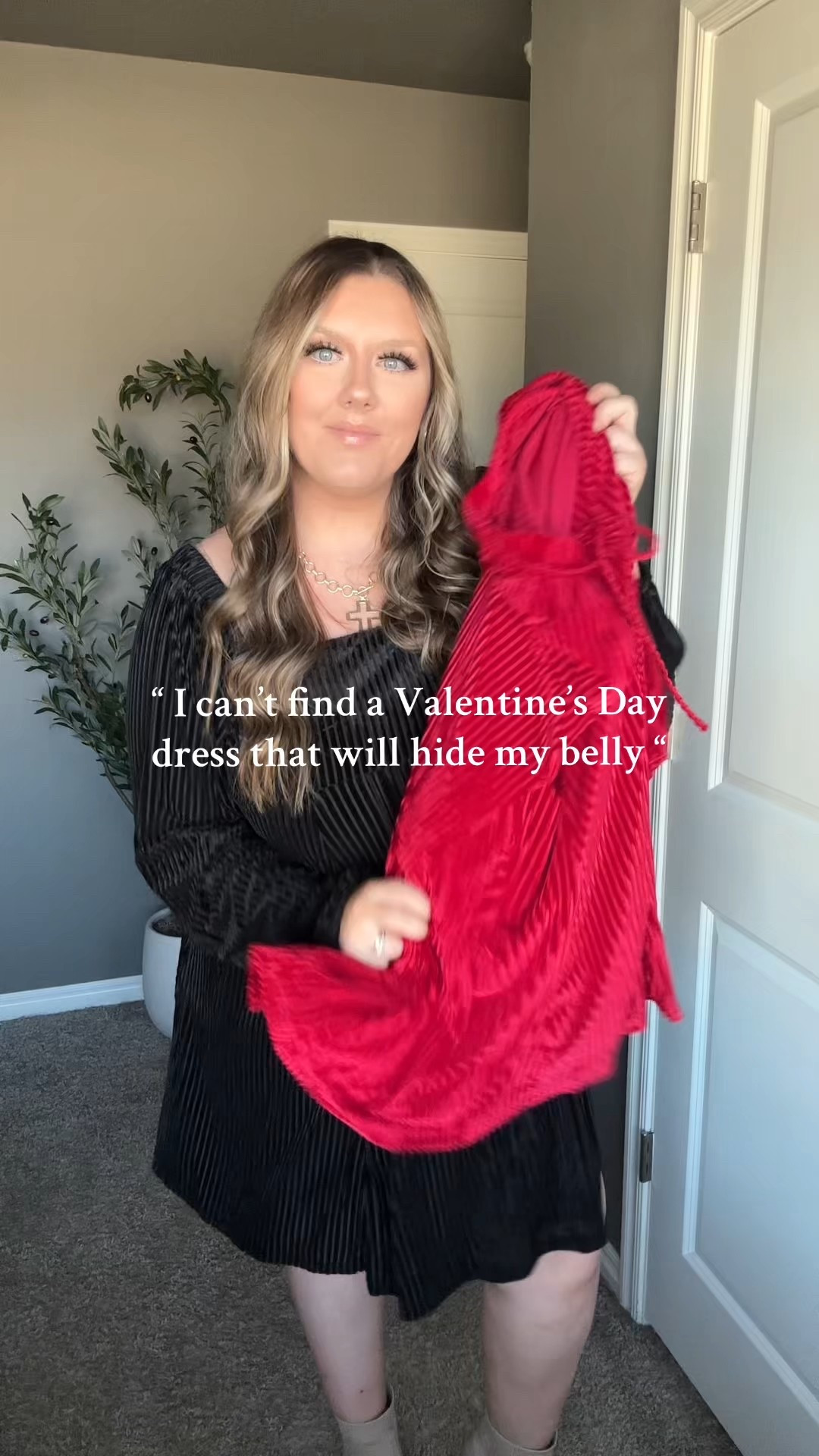 This velvet dress is a must for Valentine's Day!

✨5’8 Size 16 Wearing XXL✨

#LTKMidsize #LTKTall #LTKPlusSize