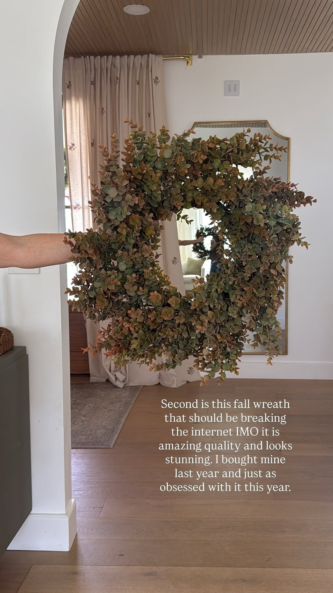 this is THE fall wreath. It's so good, straight from the box 

 #LTKSeasonal #LTKHome