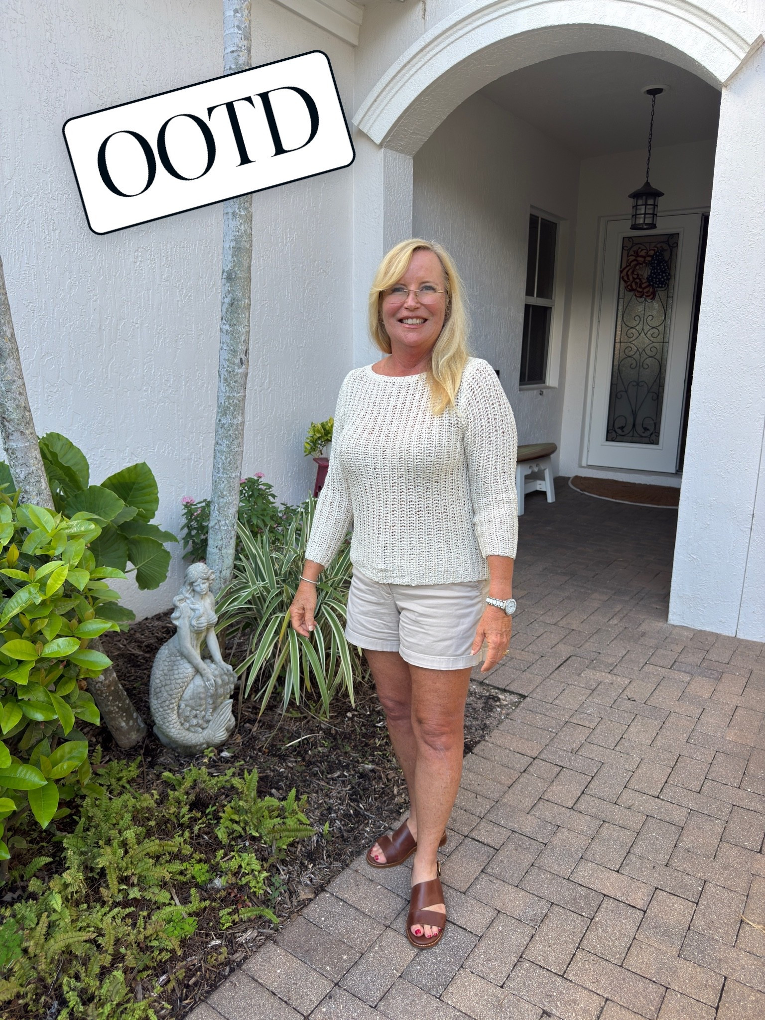 I am loving the open weave sweaters that are hot this summer! This one from J Jill has a slightly tighter weave making it a bit more conservative. I love the beige on beige look with the lightweight sweater adding some texture to the look!

#LTKootd #LTKOver40 #LTKTravel