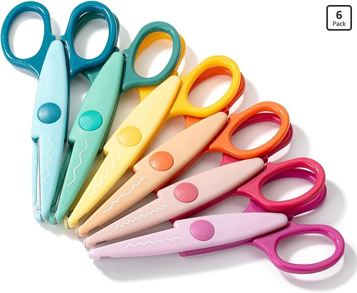 Mr. Pen Craft Scissors - Decorative Edge, 6 Pack, Zig Zag, Scrapbooking, Fancy, Pattern, Design | Amazon (US)
